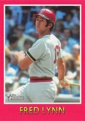 2024 Topps Heritage 1975 Topps Baseball Sensations Fred Lynn #75BS-3 card