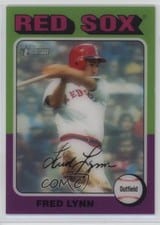 2024 Topps Heritage 1975 Topps In 3D Fred Lynn #753D-9 card