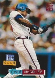1994 Stadium Club Base Set Fred McGriff #264 card