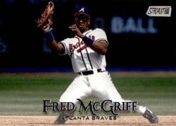 2019 Stadium Club Base Set Fred McGriff #16 card
