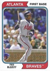 2020 Topps Archives Base Set Fred McGriff #128 card