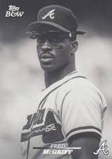 2024 Topps Black & White Base Set Fred McGriff #12 card