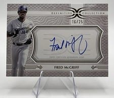 2024 Topps Definitive Collection Legendary Autographs Fred McGriff #LAC-FM card