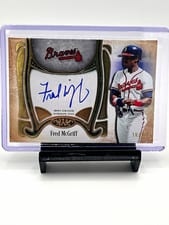 2026 Topps Tier One Top Shelf Signatures Fred McGriff #TSS-FM card