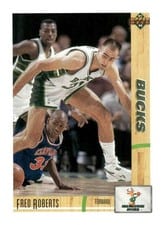 1991-92 Upper Deck Base Set Fred Roberts #293 card