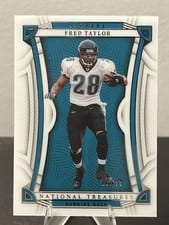 2022 Panini National Treasures Fred Taylor #18 card