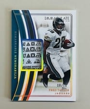 2023 Panini Immaculate Collection Remarkable Memorabilia Fred Taylor #19 card