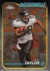 2024 Topps Chrome Base Set Fred Taylor #89 card