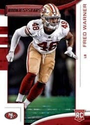 2018 Panini Rookies & Stars Base Set Fred Warner #164 card