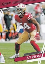 2020 Panini Prestige Base Set Fred Warner #5 card