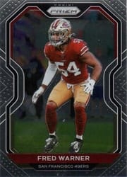2020 Panini Prizm Base Set Fred Warner #286 card