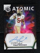 2022 Panini Elements Atomic Autographs Fred Warner #AA-FW card