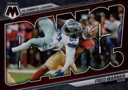 2023 Panini Mosaic Bang! Fred Warner #B-FW card
