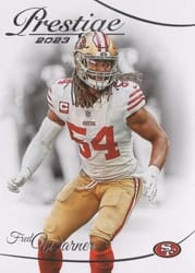2023 Panini Prestige Base Set Fred Warner #259 card