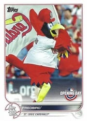 2022 Topps Opening Day Mascots Fredbird #M-20 card