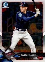 2018 Bowman Chrome Base Set Freddie Freeman #96 card