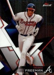 2018 Finest Base Set Freddie Freeman #70 card