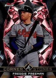 2018 Finest Cornerstones Freddie Freeman #FC-FF card