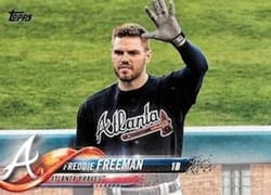 2018 Topps Base Set Freddie Freeman #510 card