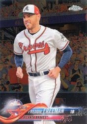 2018 Topps Chrome Update Base Set Freddie Freeman #HMT61 card