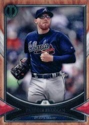 2018 Topps Tribute Base Set Freddie Freeman #34 card