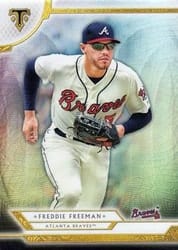 2018 Topps Triple Threads Base Set Freddie Freeman #46 card