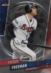 2019 Finest Base Set Freddie Freeman #108 card