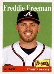 2019 Topps Archives Base Set Freddie Freeman #18 card