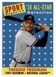 2019 Topps Archives Base Set Freddie Freeman #309 card