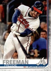 2019 Topps Base Set Freddie Freeman #183 card