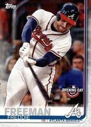 2019 Topps Opening Day Base Set Freddie Freeman #8 card