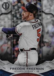 2019 Topps Tribute Base Set Freddie Freeman #76 card