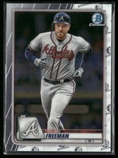 2020 Bowman Chrome Freddie Freeman #22 card
