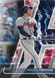 2020 Bowman's Best Base Set Freddie Freeman #54 card
