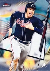2020 Finest Base Set Freddie Freeman #47 card