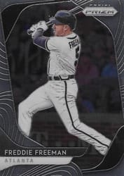 2020 Panini Prizm Base Set Freddie Freeman #166 card