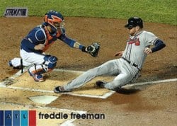 2020 Stadium Club Base Set Freddie Freeman #173 card