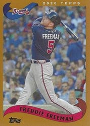 2020 Topps Archives Base Set Freddie Freeman #300 card