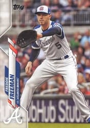 2020 Topps Base Set Freddie Freeman #549 card