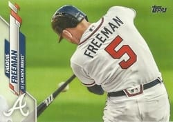 2020 Topps Base Set Freddie Freeman #549b card