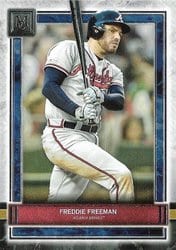 2020 Topps Museum Collection Base Set Freddie Freeman #61 card
