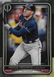 2020 Topps Tribute Base Set Freddie Freeman #78 card