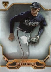 2020 Topps Triple Threads Base Set Freddie Freeman #5 card
