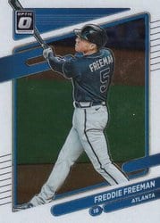 2021 Donruss Optic Base Set Freddie Freeman #123 card