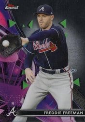 2021 Finest Base Set Freddie Freeman #8 card