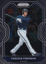 2021 Panini Prizm Base Set Freddie Freeman #112 card