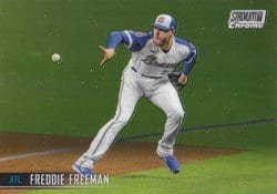 2021 Stadium Club Chrome Base Set Freddie Freeman #153 card