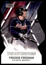 2021 Stadium Club Triumvirates Freddie Freeman #T-4 card