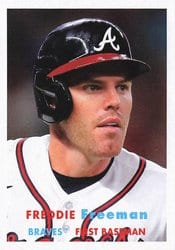 2021 Topps Archives Base Set Freddie Freeman #2 card