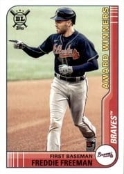 2021 Topps Big League Base Set Freddie Freeman #275 card